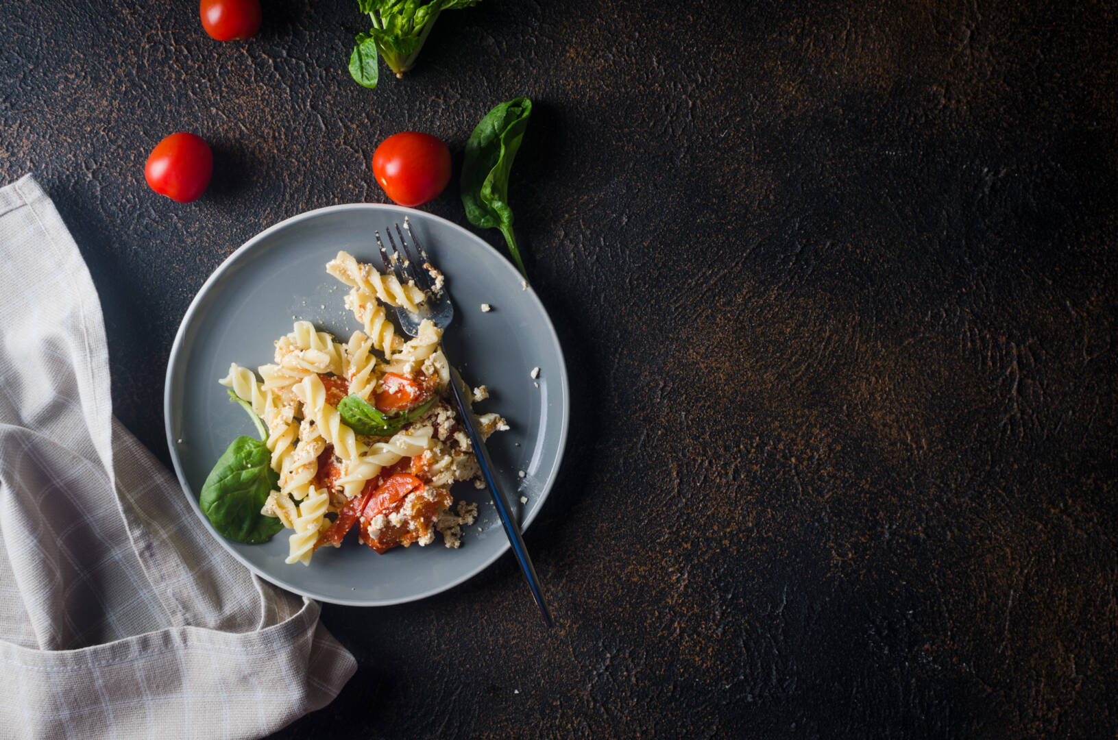 Viral recipe pasta with Feta baked and tomatoes, garlic and herb